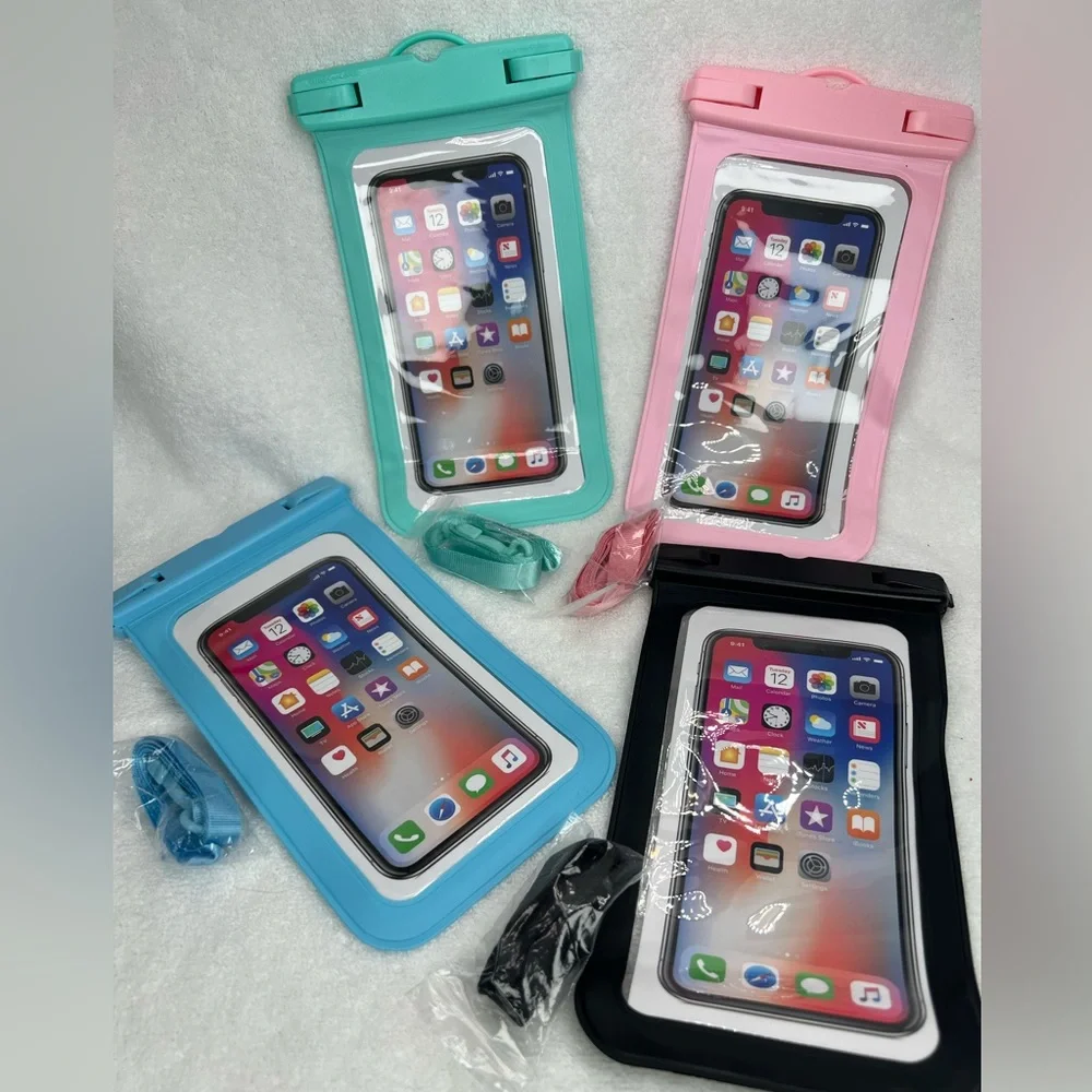 Black waterproof case with strap - Picture 3 of 4